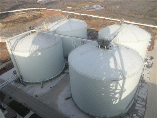 惠州5000吨立式粉煤灰储存罐